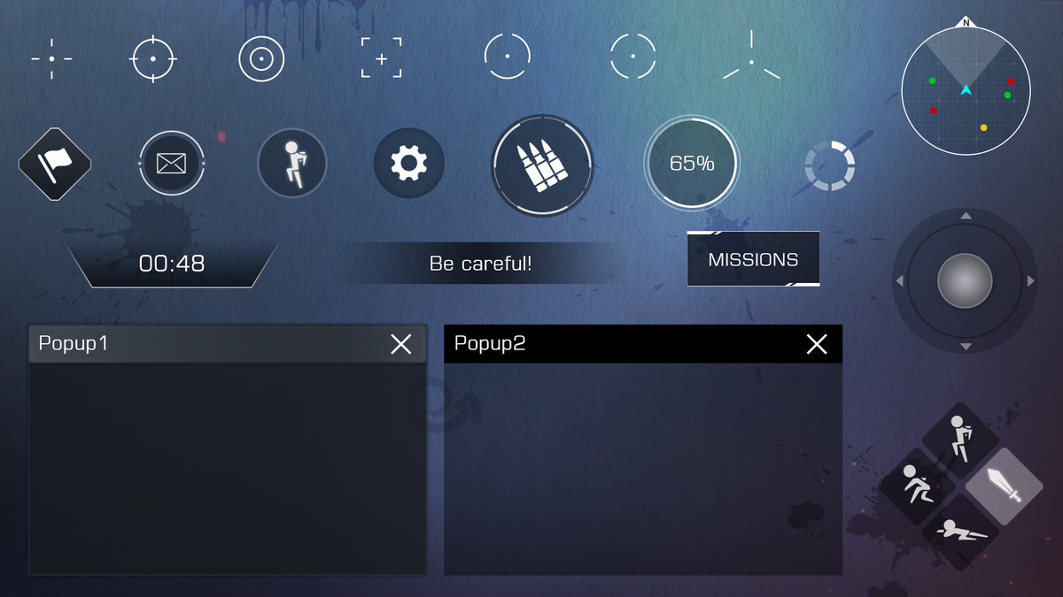 Modern Shooting UI Pack(+PSD)