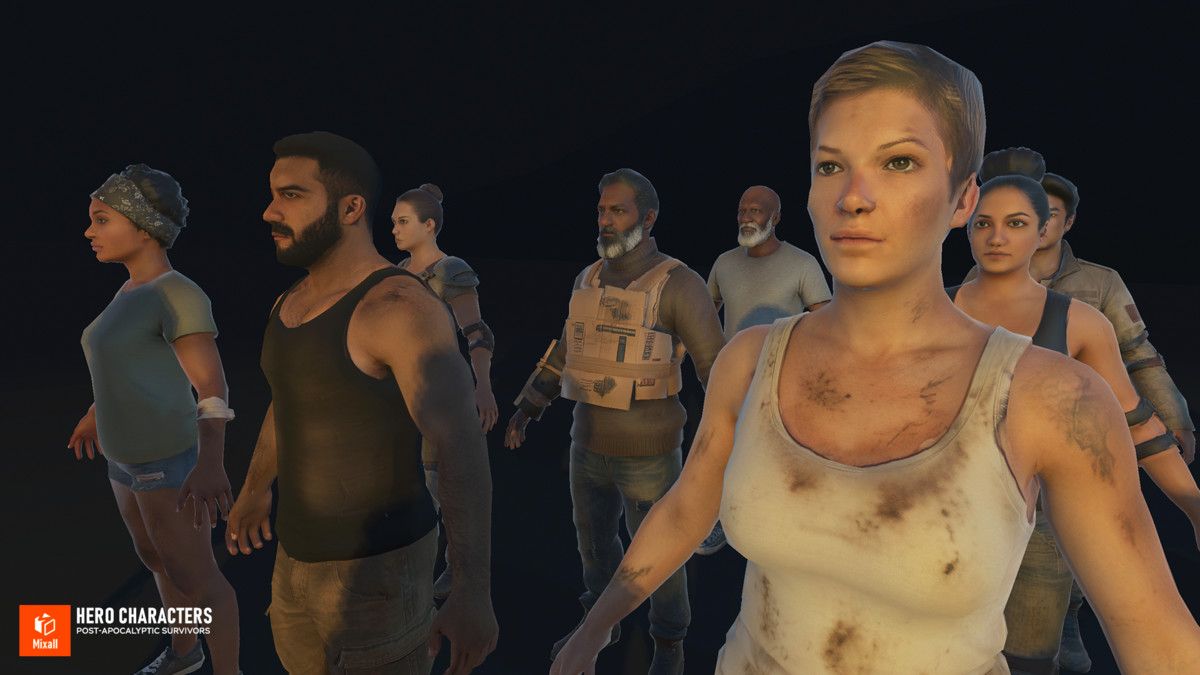 Hero Characters - Post-Apocalyptic Survivors
