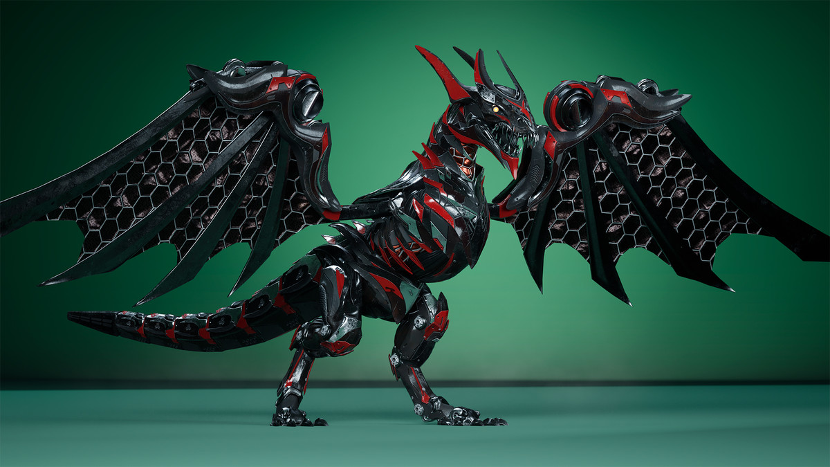 Sci-Fi Dragon Knight