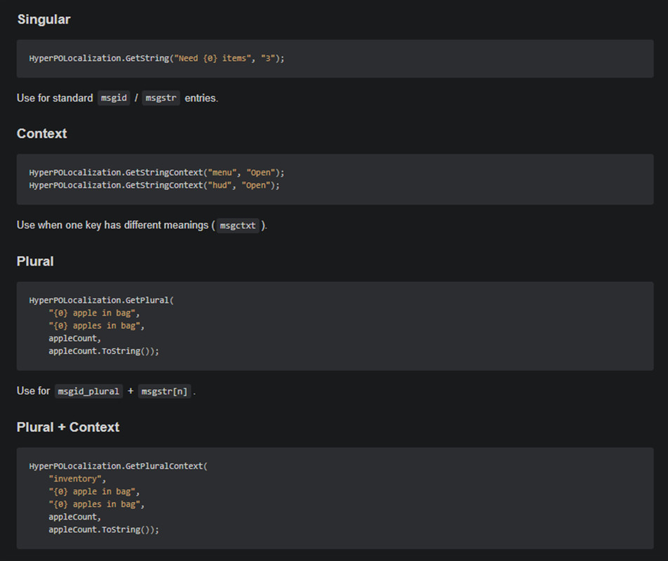 Hyper PO Localization - Gettext Workflow for Unity (.po/.pot)