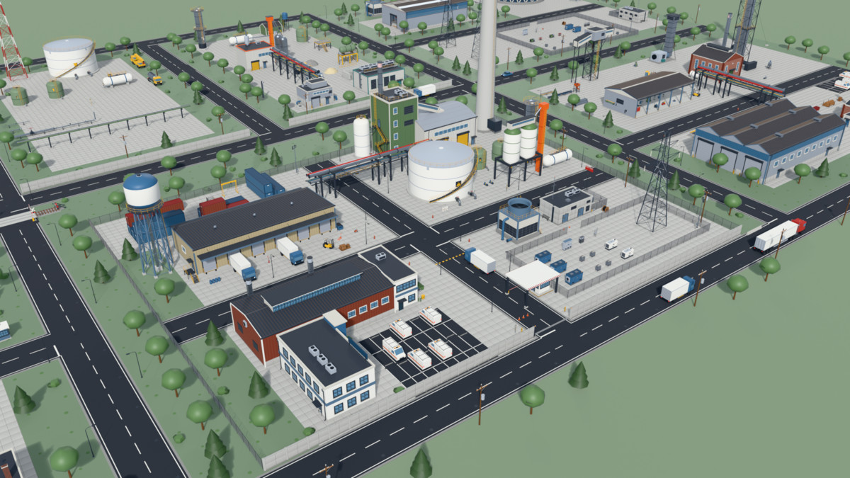 Low Poly Industrial Environment Pack