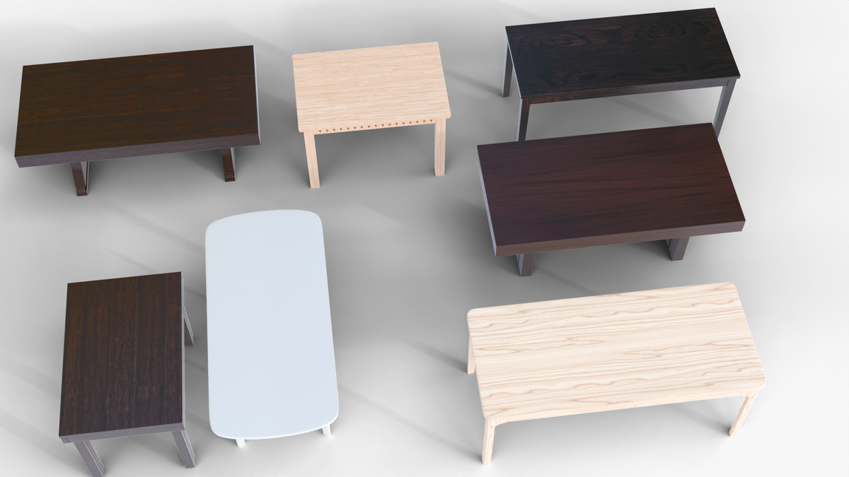 7 Wooden & Modern Table Pack 3