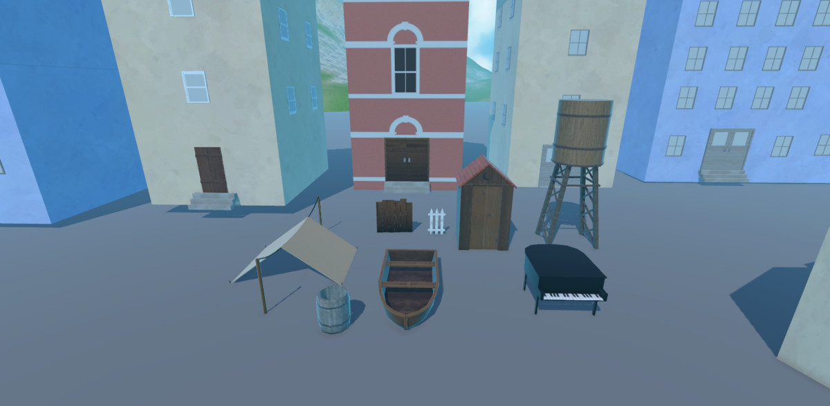 Old Cartoon House/Props