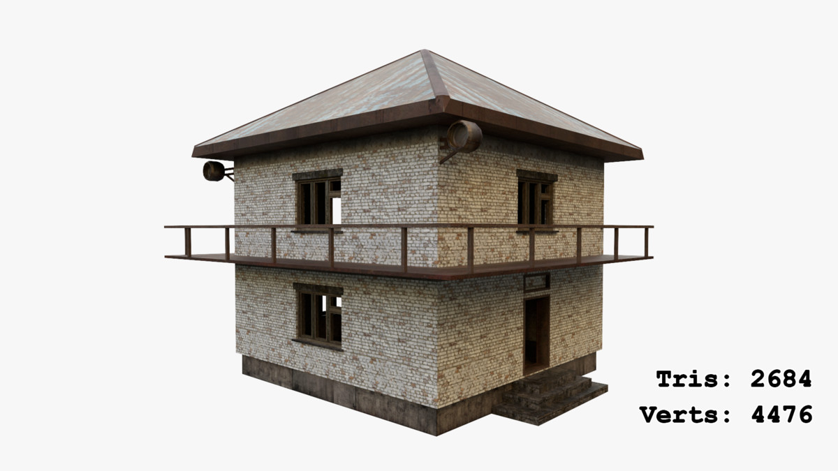 Abandoned Apocalyptic Buildings Mega Pack