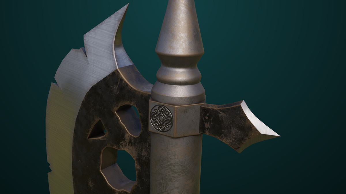 Battle Axe 16 URP HDRP Textures