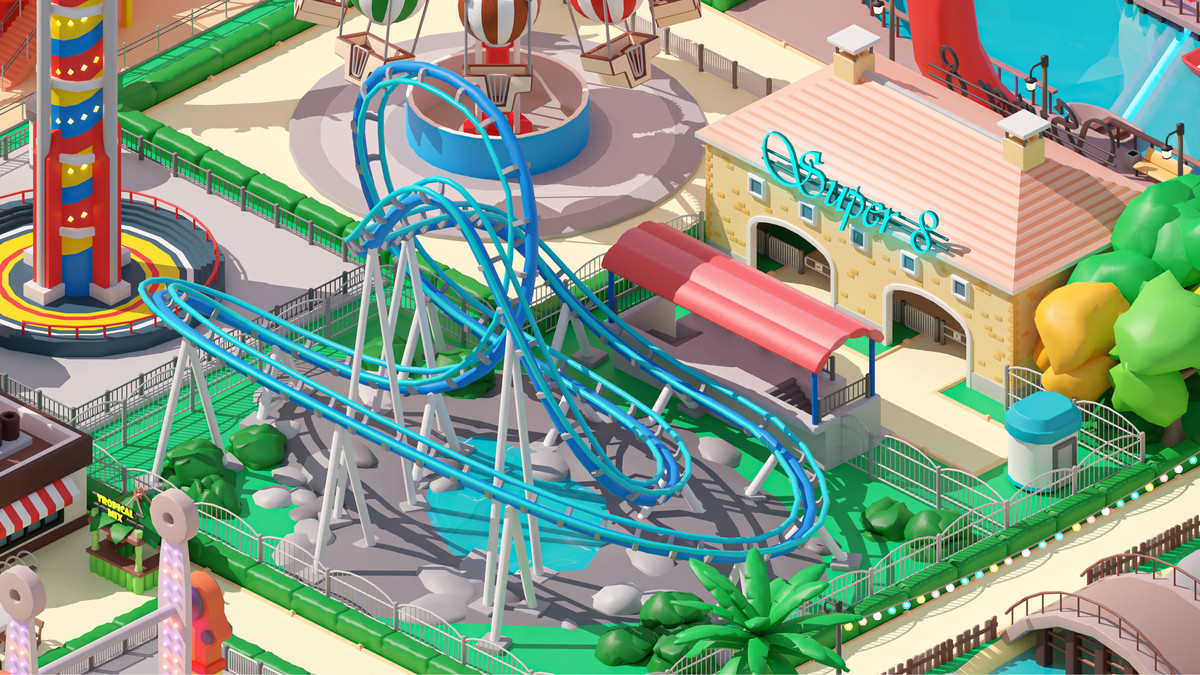 Amusement Park - Low Poly 3D Models Pack