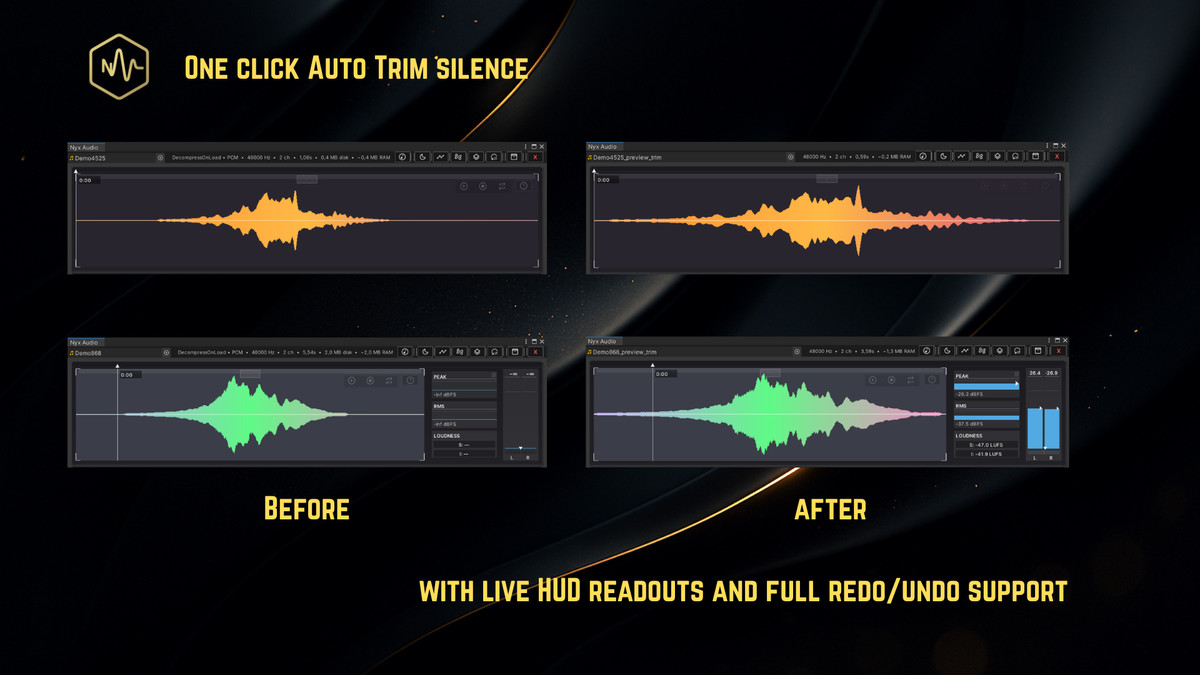 NyxAudio Waveform Editor