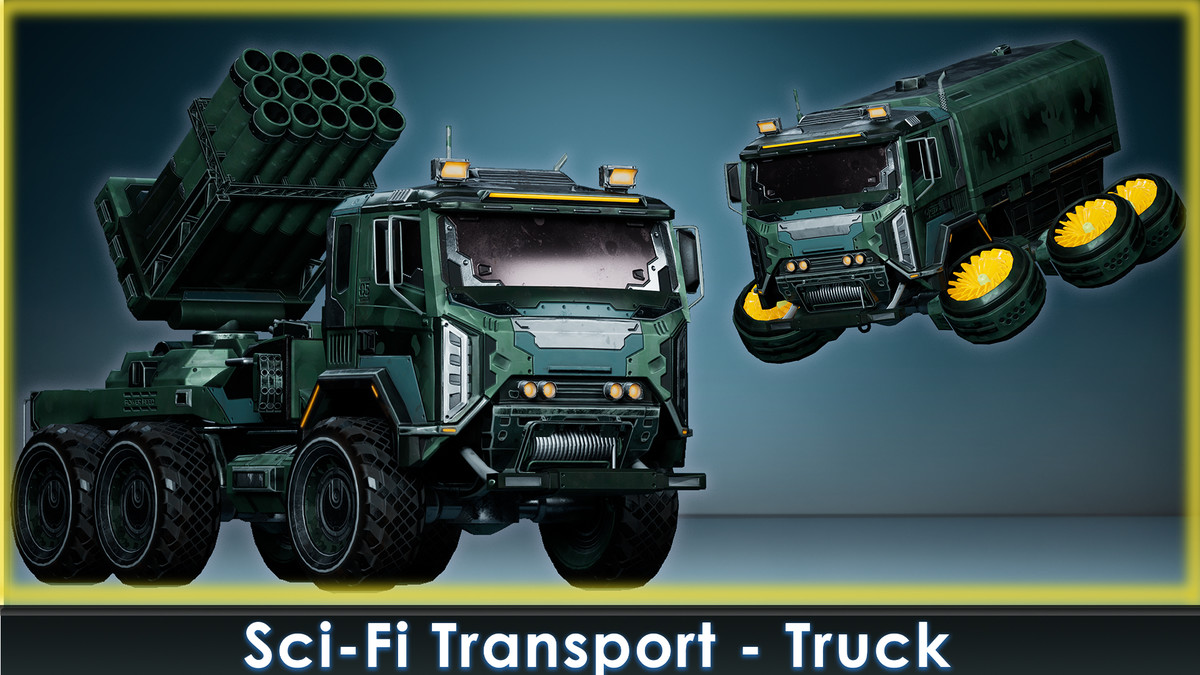 Sci-Fi Transports pack