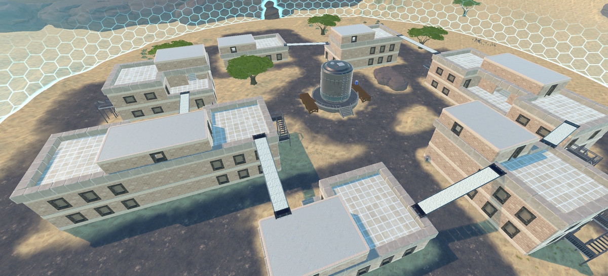 CQC Desertic Environment - Modular Toon Pack