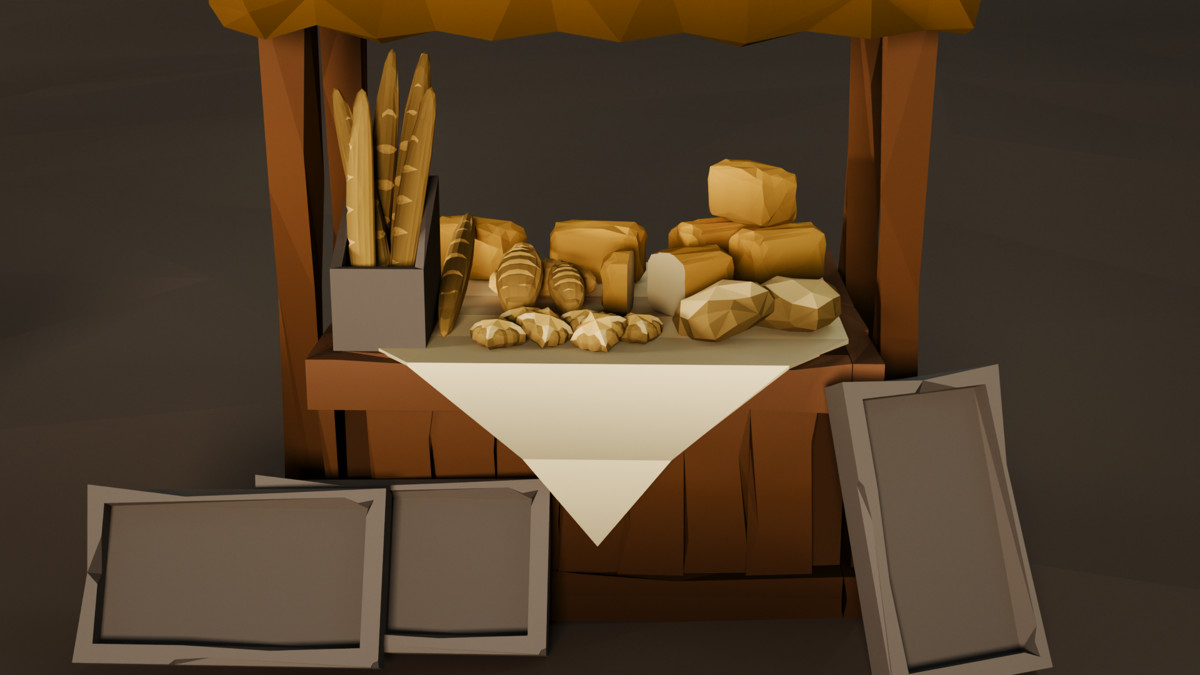 Medieval Market & Props Pack - Mini World Studio