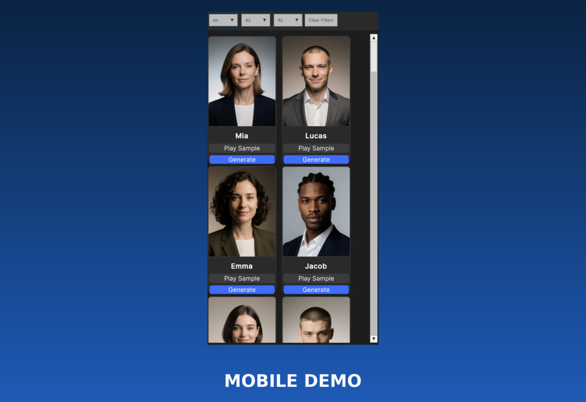 RealVoice TTS - Lifelike Voice Generator