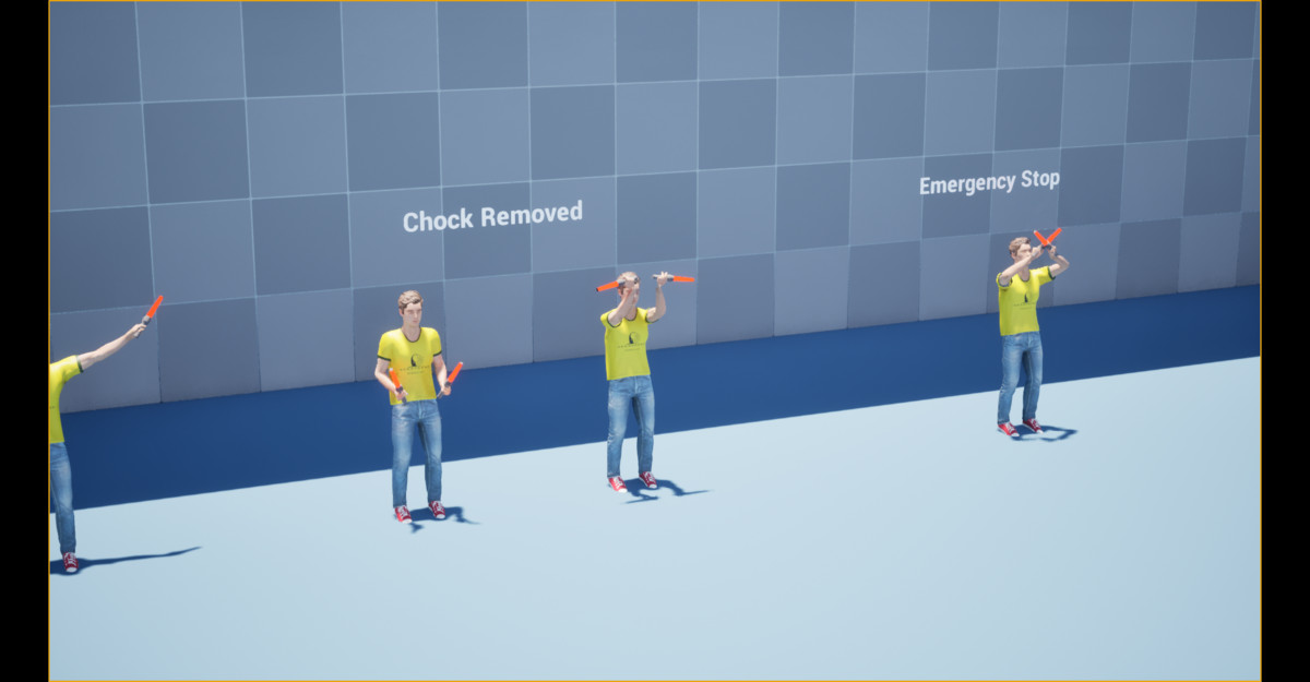 Aircraft Marshalling Animation