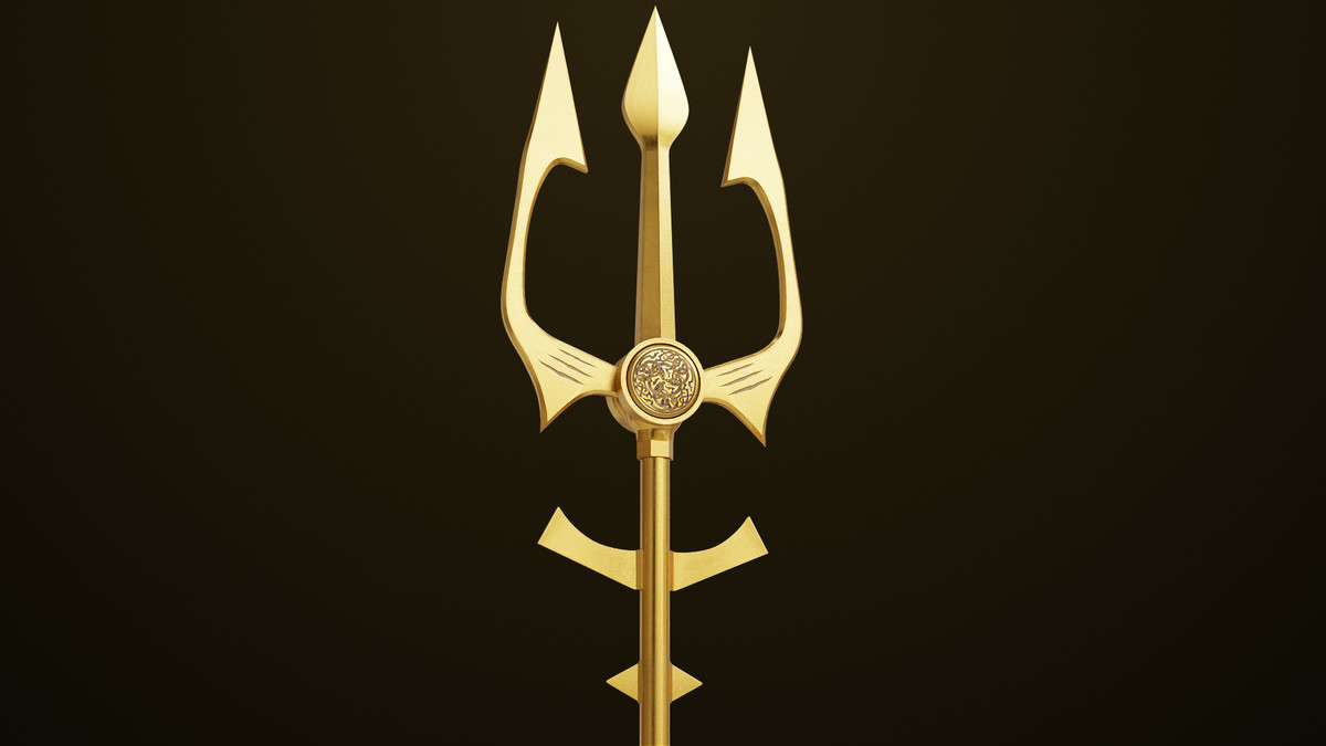 Medieval Trident 02 URP HDRP Textures