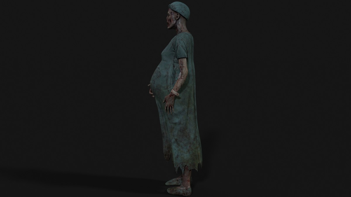 Pregnant Walker — Zombie Hospital Collection