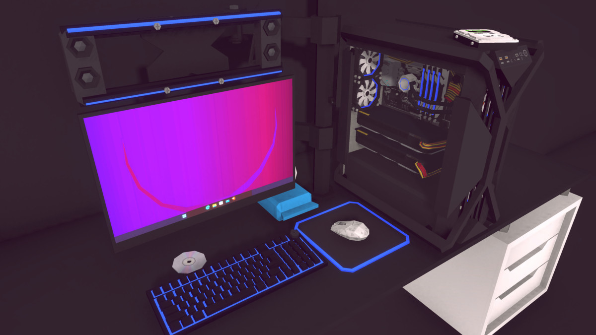 polygonal modular computer pack