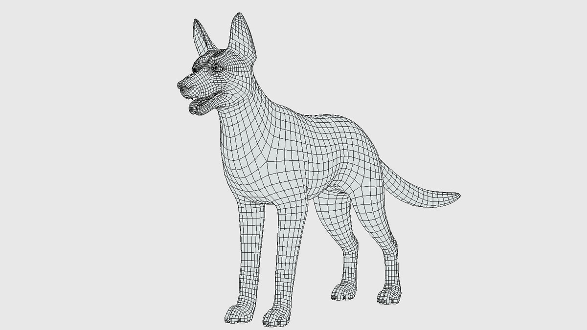 Cartoon Dog - Malinois