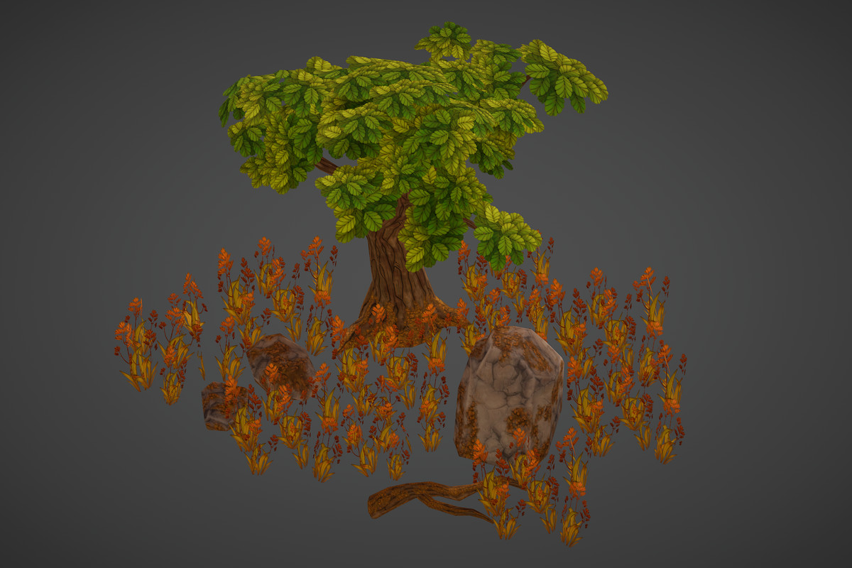 Stylized Fantasy Vegetation 8