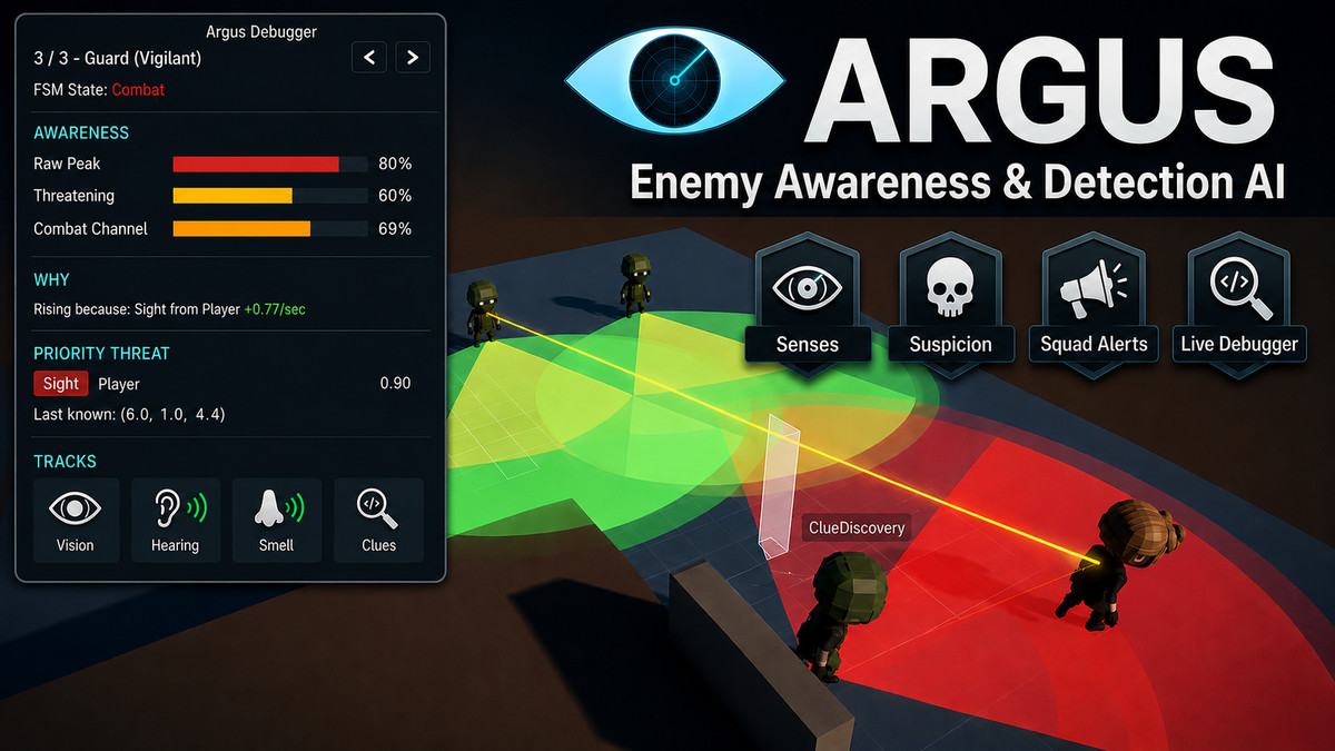 Argus - Enemy Awareness & Detection AI