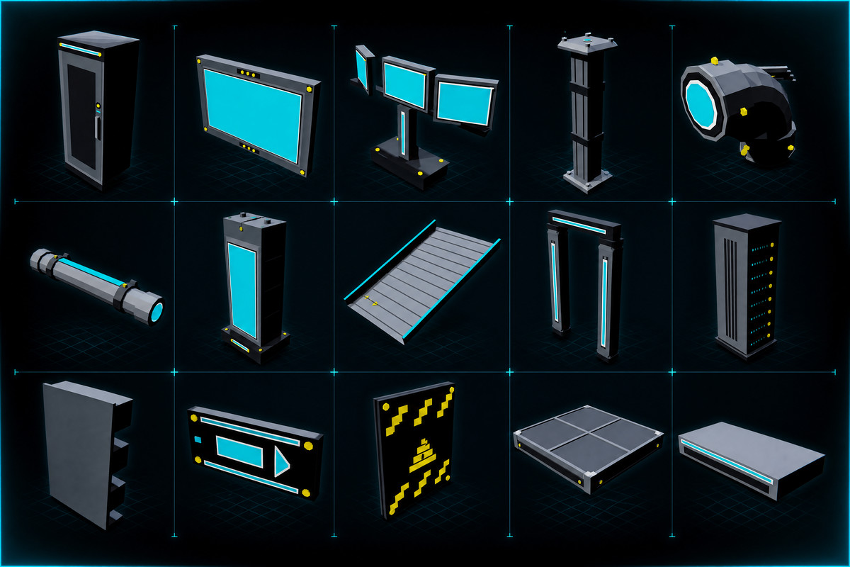 Sci-Fi Modular Base Kit
