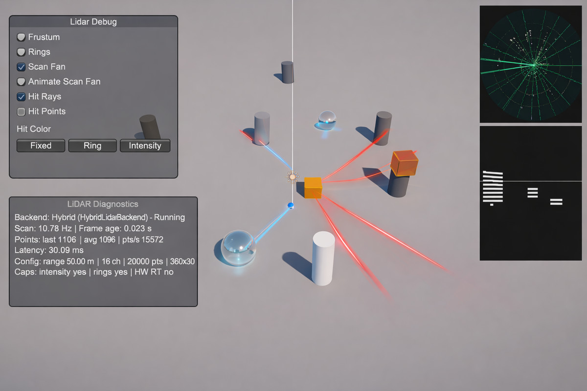 Lidar Component - Mini Map System (Pro)
