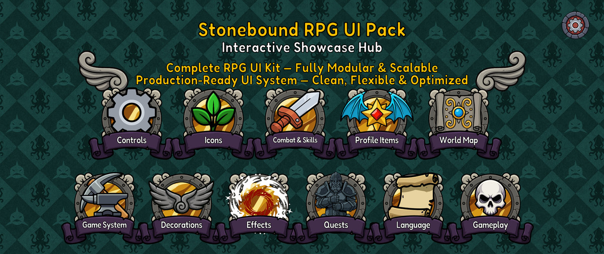 Stonebound RPG UI Pack