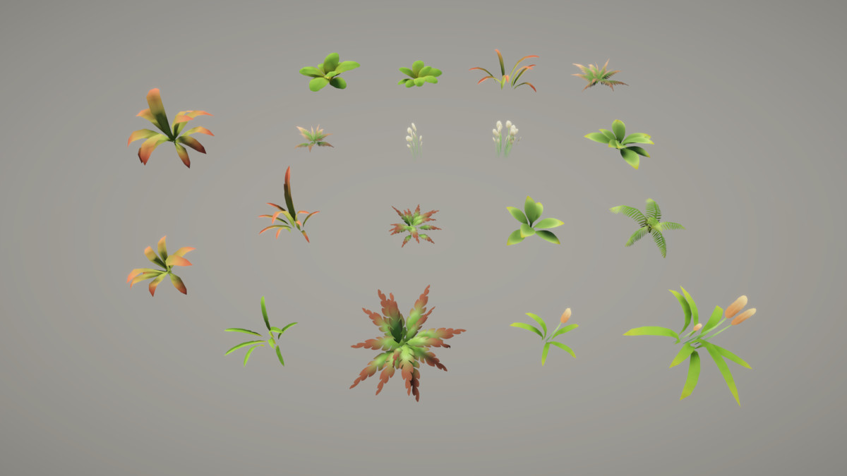 STYLIZED Fantasy Nature Pack: Tropical Island - Low Poly 3D Art