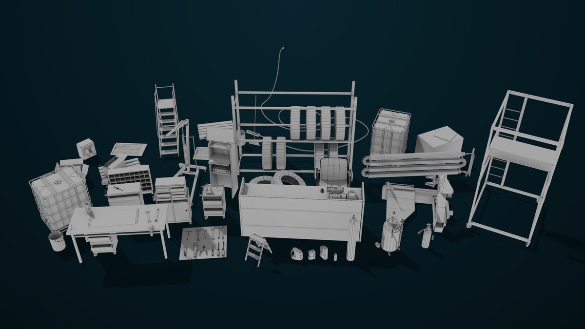 Workshop Tools Pack 01 UPR HDRP Textures