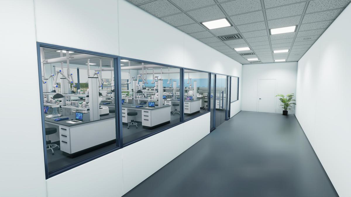 Modular Laboratory Interior