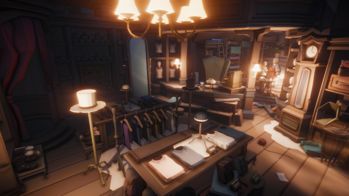 STYLIZED Fantasy Clothing Shop - Low Poly 3D Art