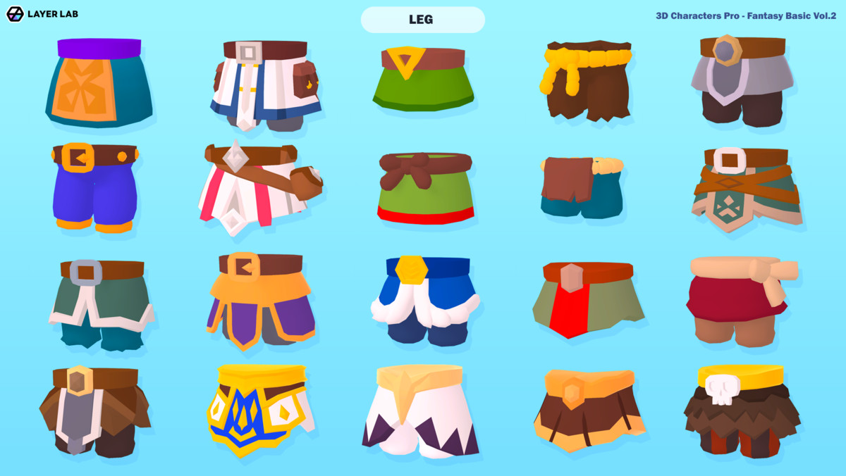 3D Characters Pro - Fantasy Basic Vol.2