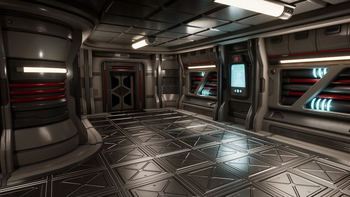 Sci FI Hallway Asset Pack