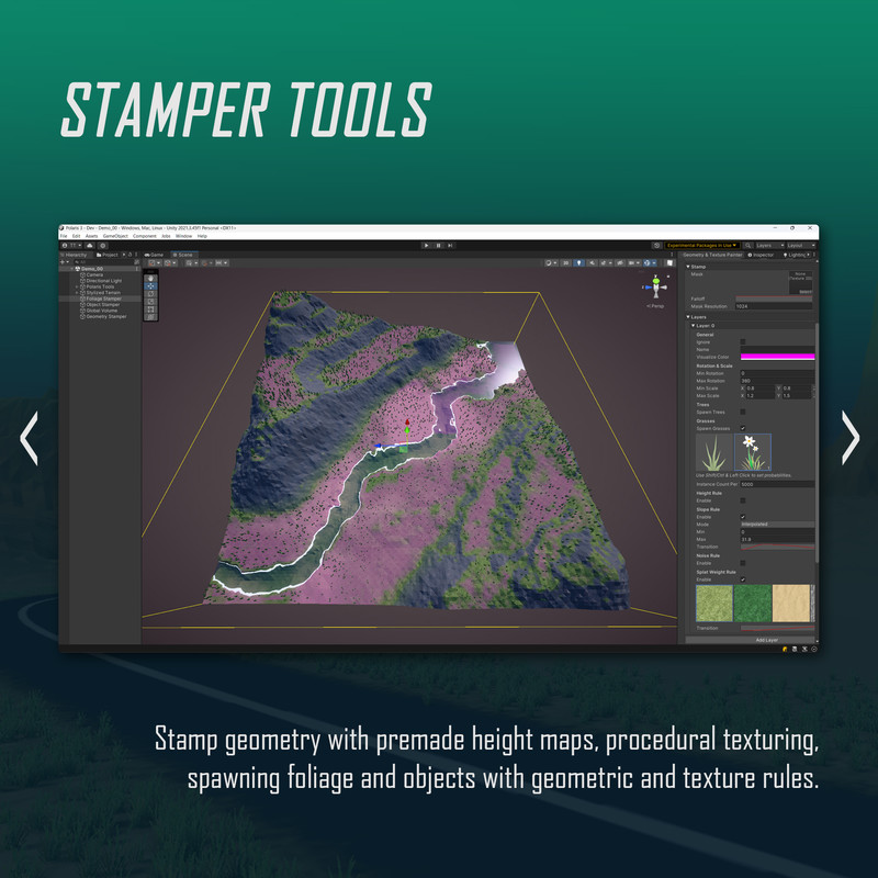 Polaris Summit - Low Poly Terrain Tool