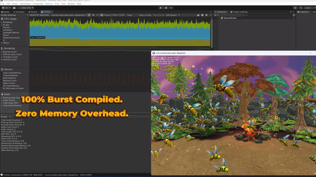 Advanced Audio Dispatcher for DOTS
