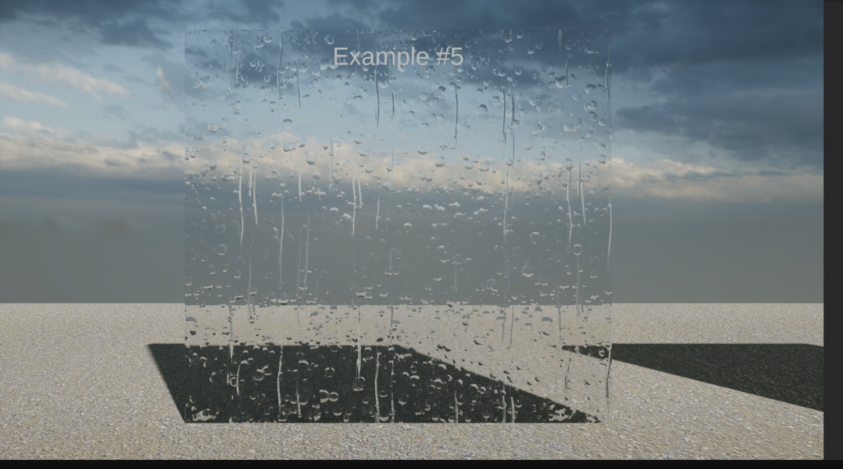 Procedural Rain Droplet Shader HDRP & URP