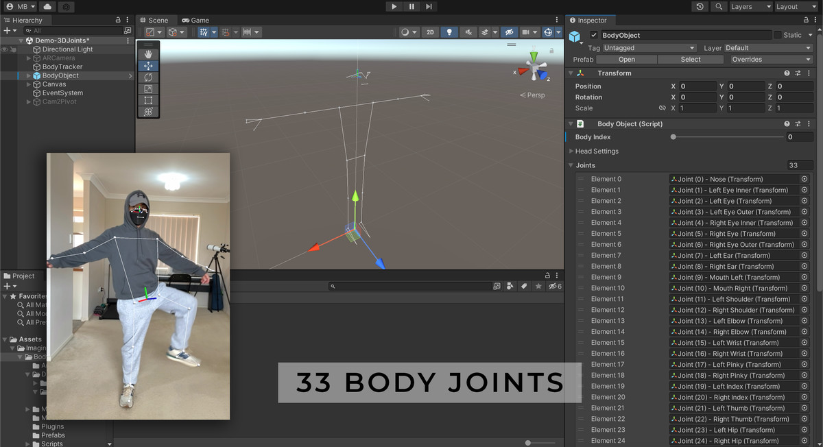 Imagine WebAR - Body Tracker
