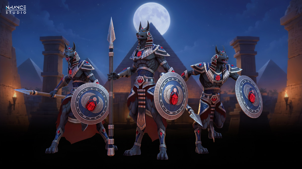 Stylized Fantasy Anubis