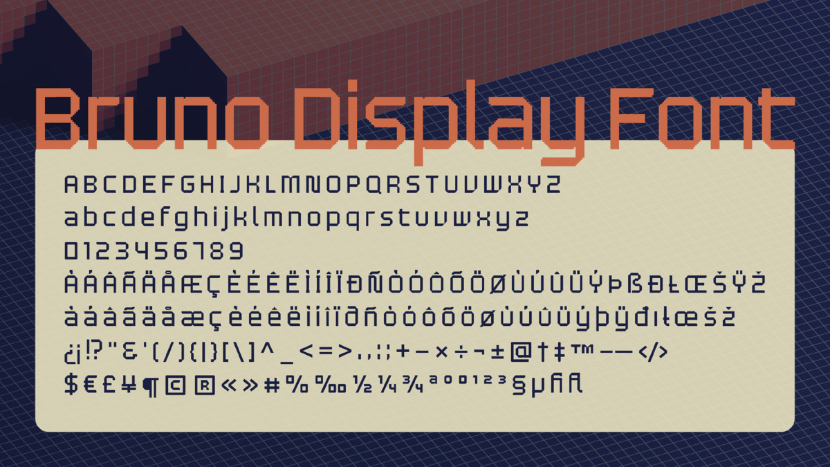Bruno Display Font