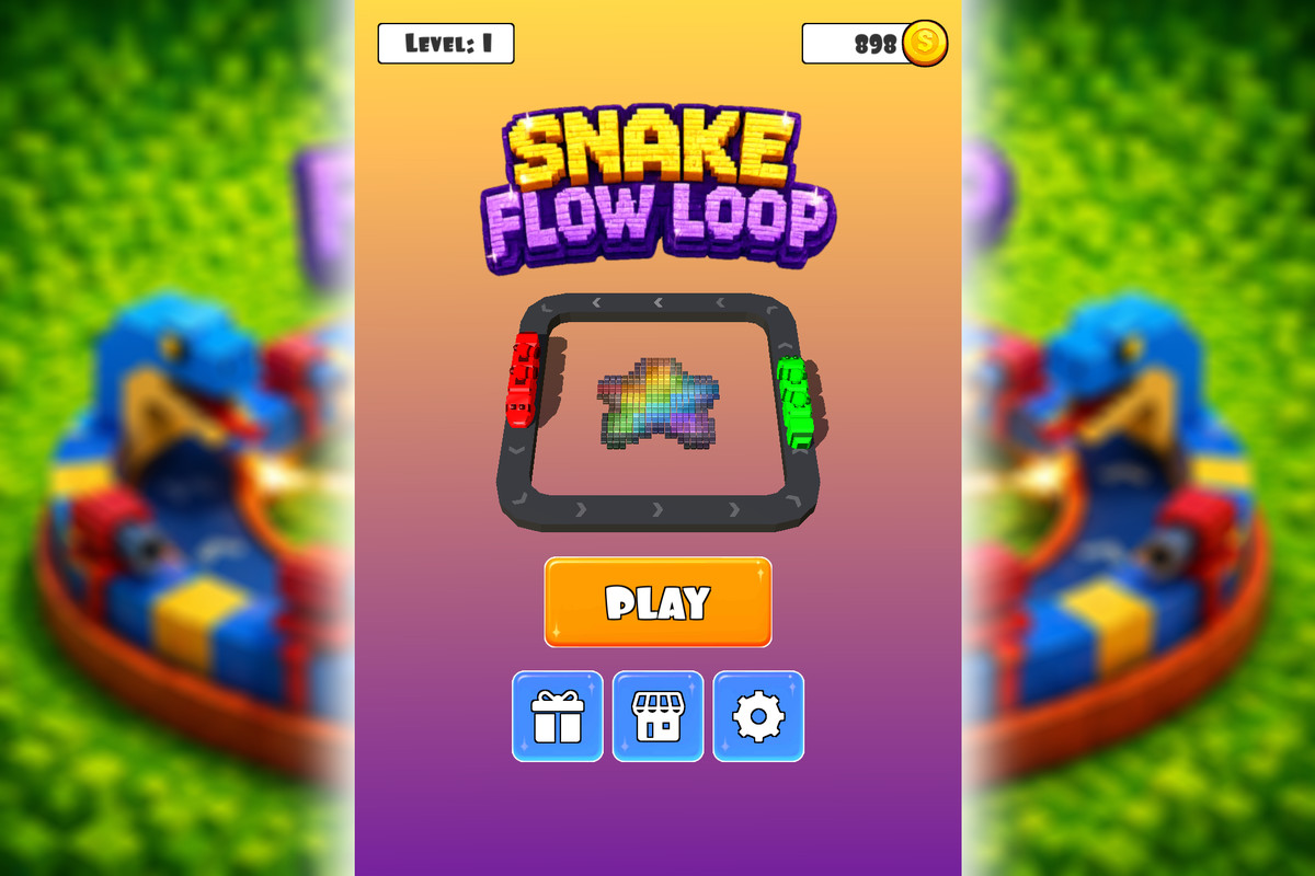 Snake Flow Loop - Complete Mobile Game Template