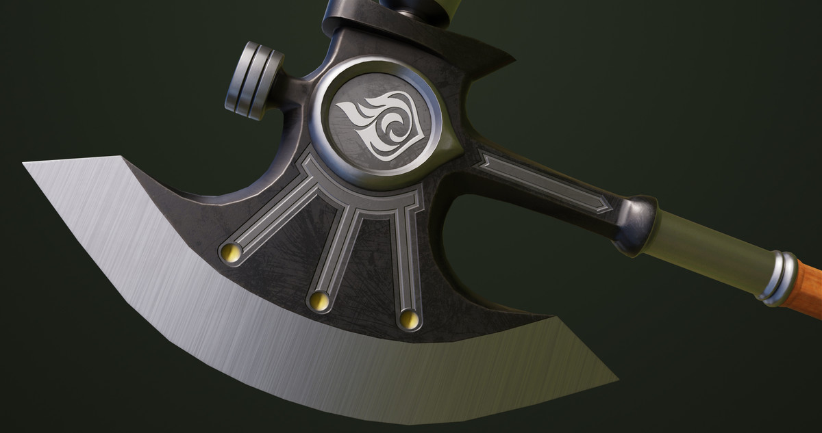 Battle Axe 11 URP HDRP Textures
