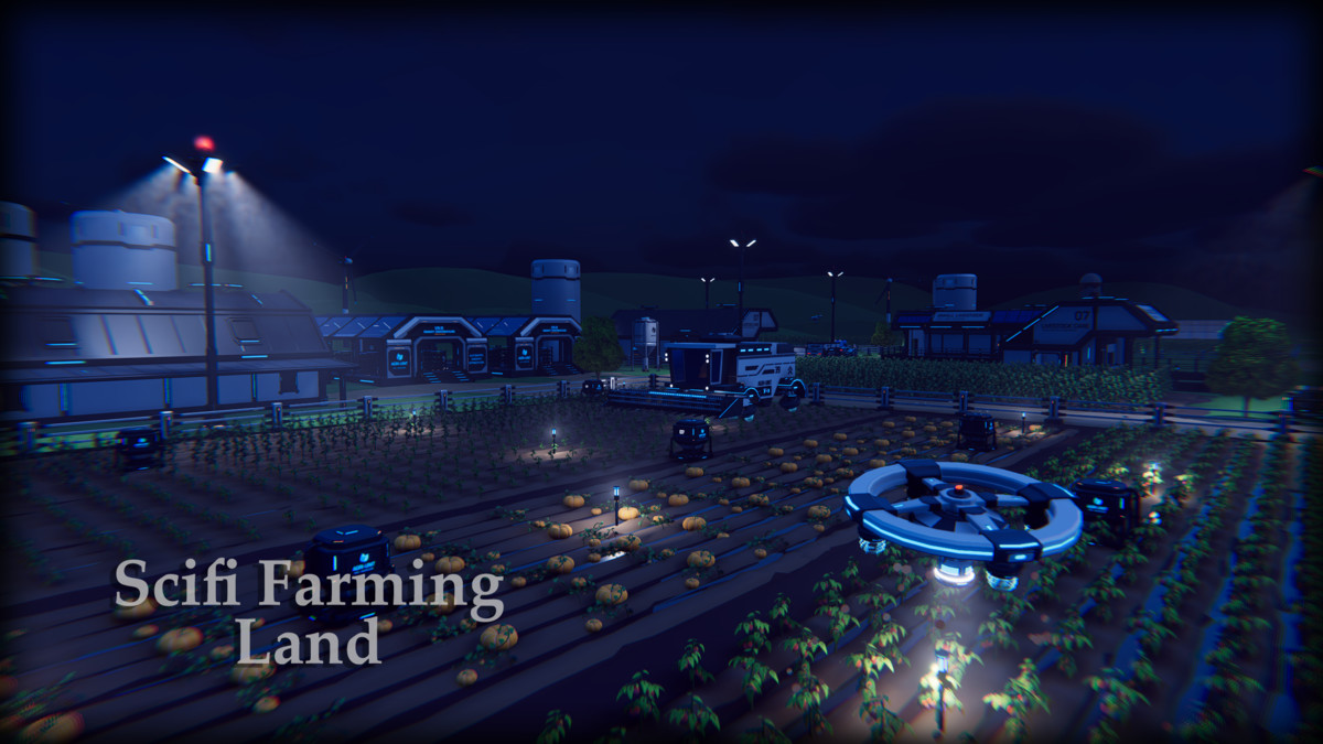 Scifi Farming Land - By Yorakeys