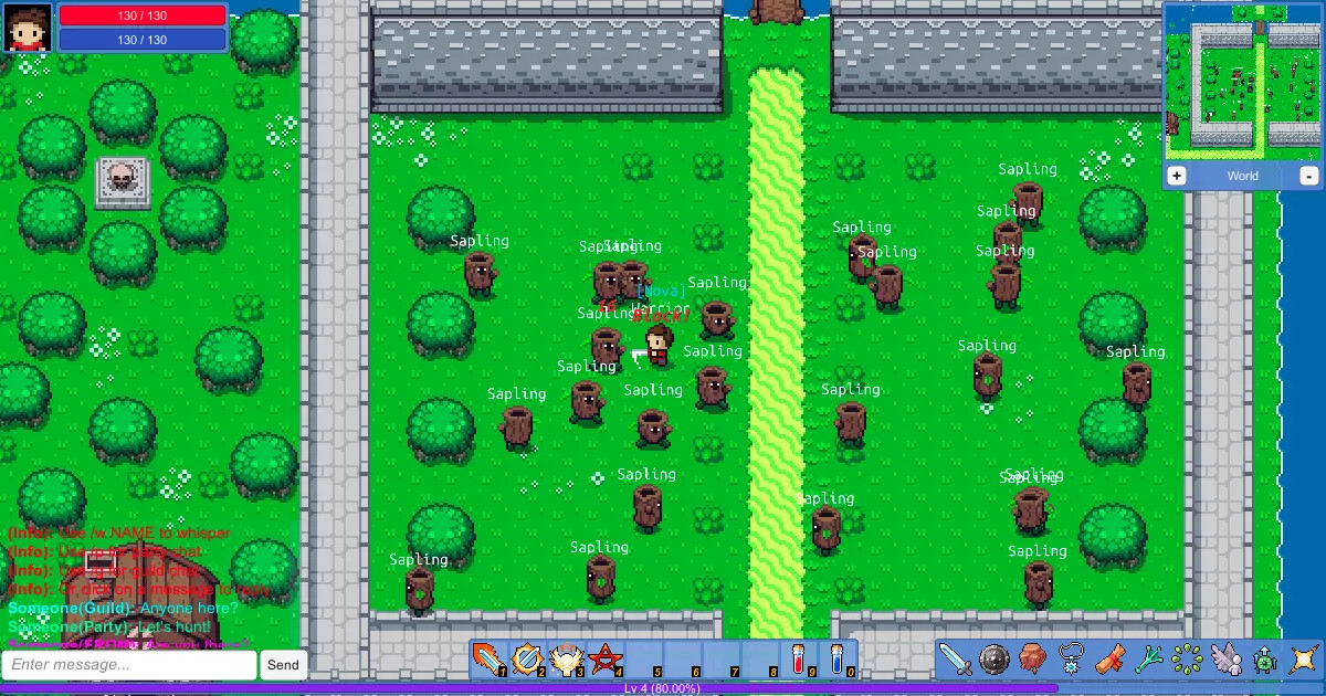 uMMORPG 2D Definitive Edition - MMORPG Engine