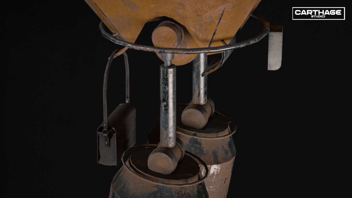 Flag Vendor Robot NPC