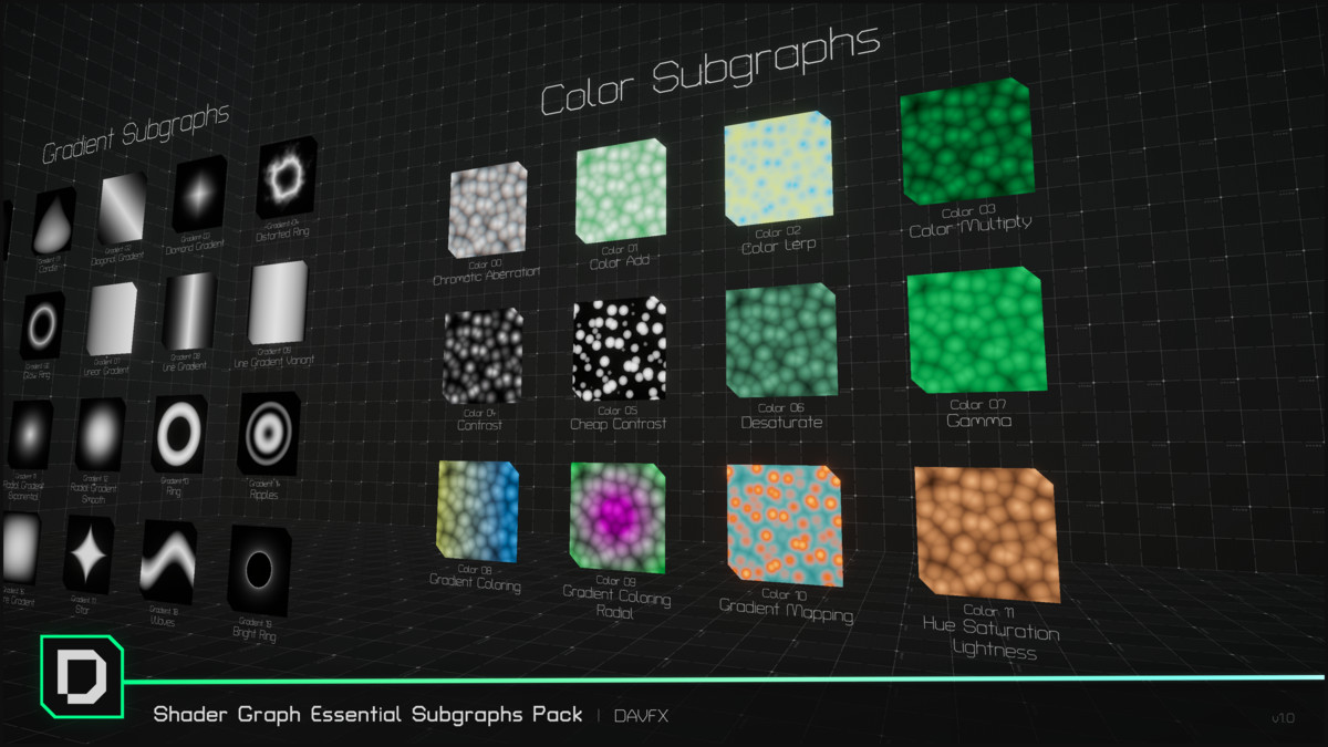 Shader Graph Essential Subgraph Pack