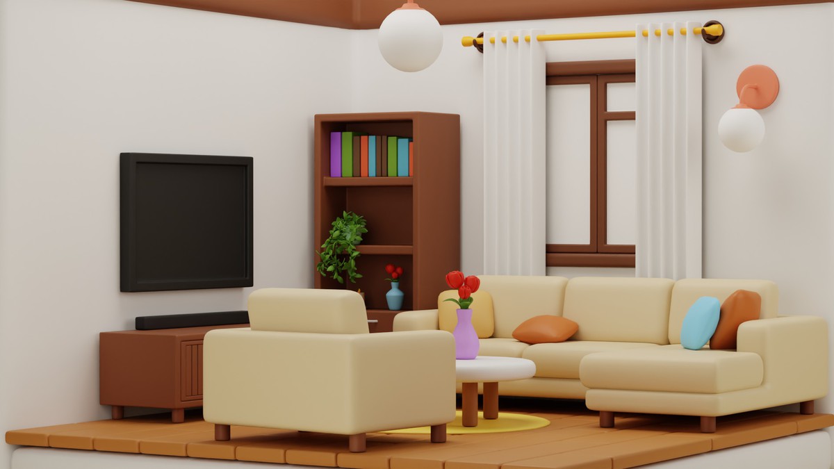 Cozy Room Props Plus Bundle - Interior Props & Modular Parts