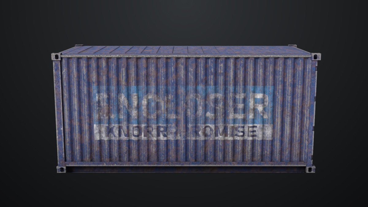 5 Cargo Dusty Container 20ft Single Mat