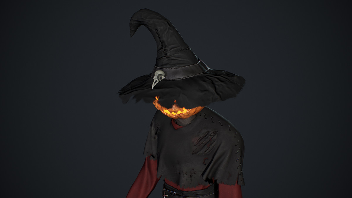 Pumpkinhead Scarecrow