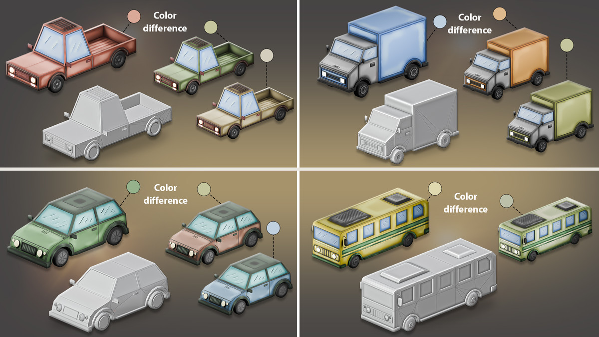 LowPoly Vehicle Collection 1