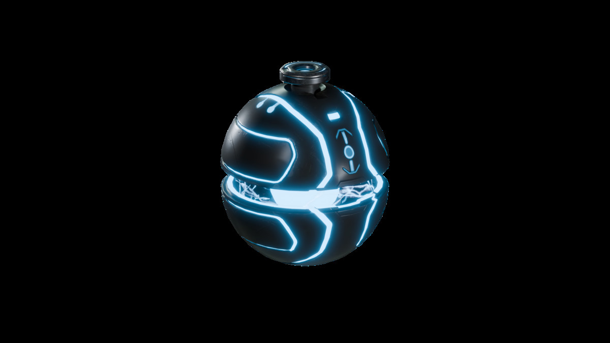 Sci-Fi Weapons - Neon SciFi Grenades with 5 Skins per Weapon
