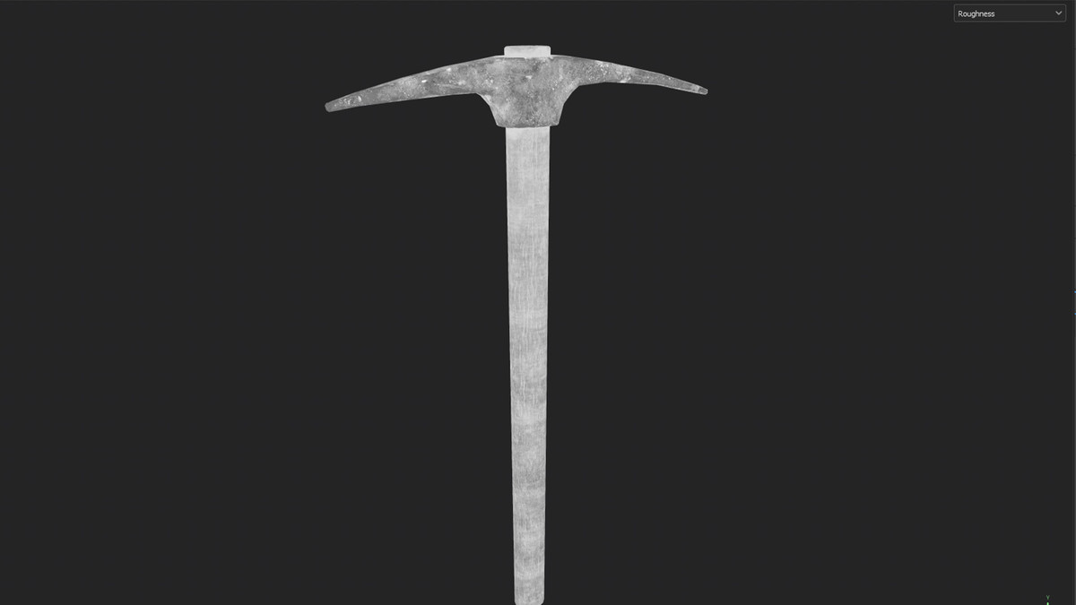 Pickaxe low-poly