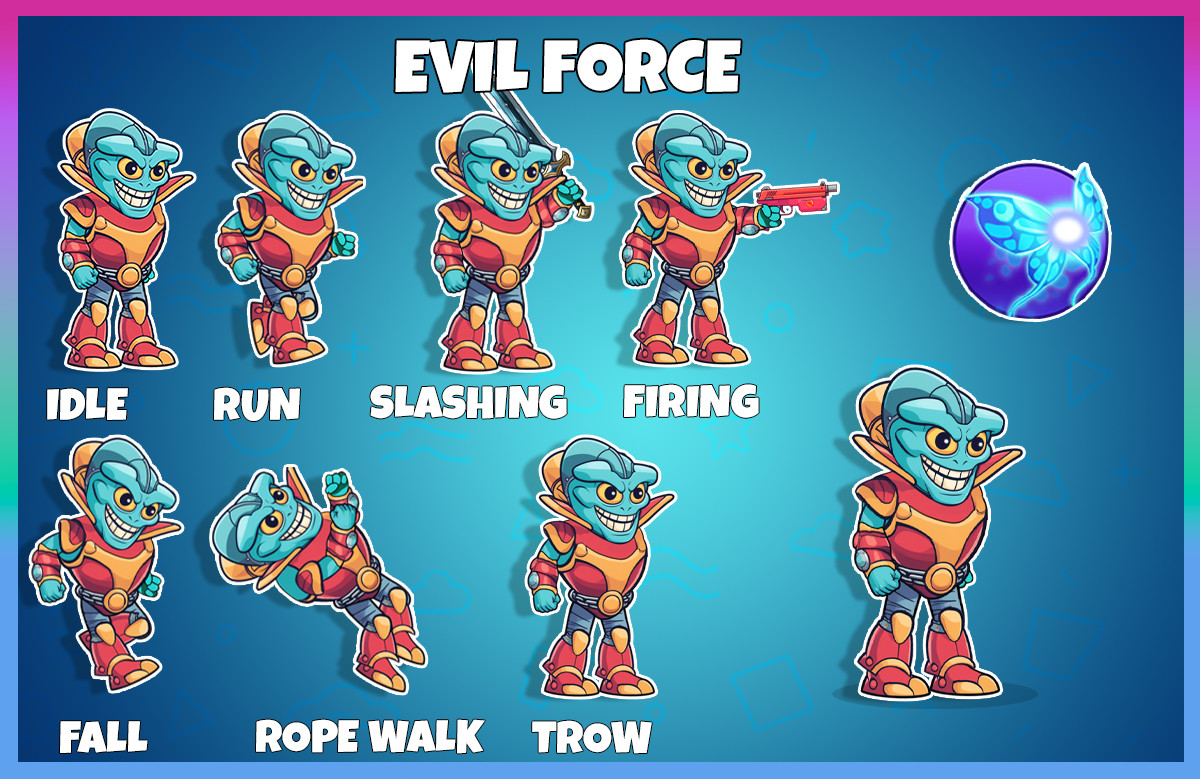 Ultimate Enemy Characters Bundle – 30 Animated Characters